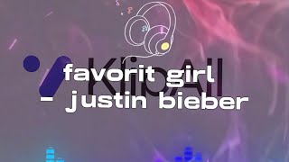 Download lagu Justin bieber - favorit girl (music audio)