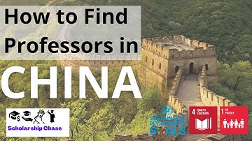 How to find professor in China - Example of Tianjin University