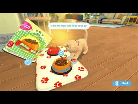 Checking in on my pets (My Universe Puppies and Kittens - Nintendo Switch)