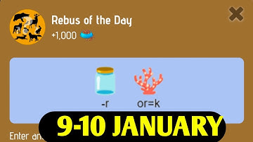 Rebus Of The Day Zoo 9 January | Zoo Rebus Of The Day | Riddle Of The Day Zoo 9 January