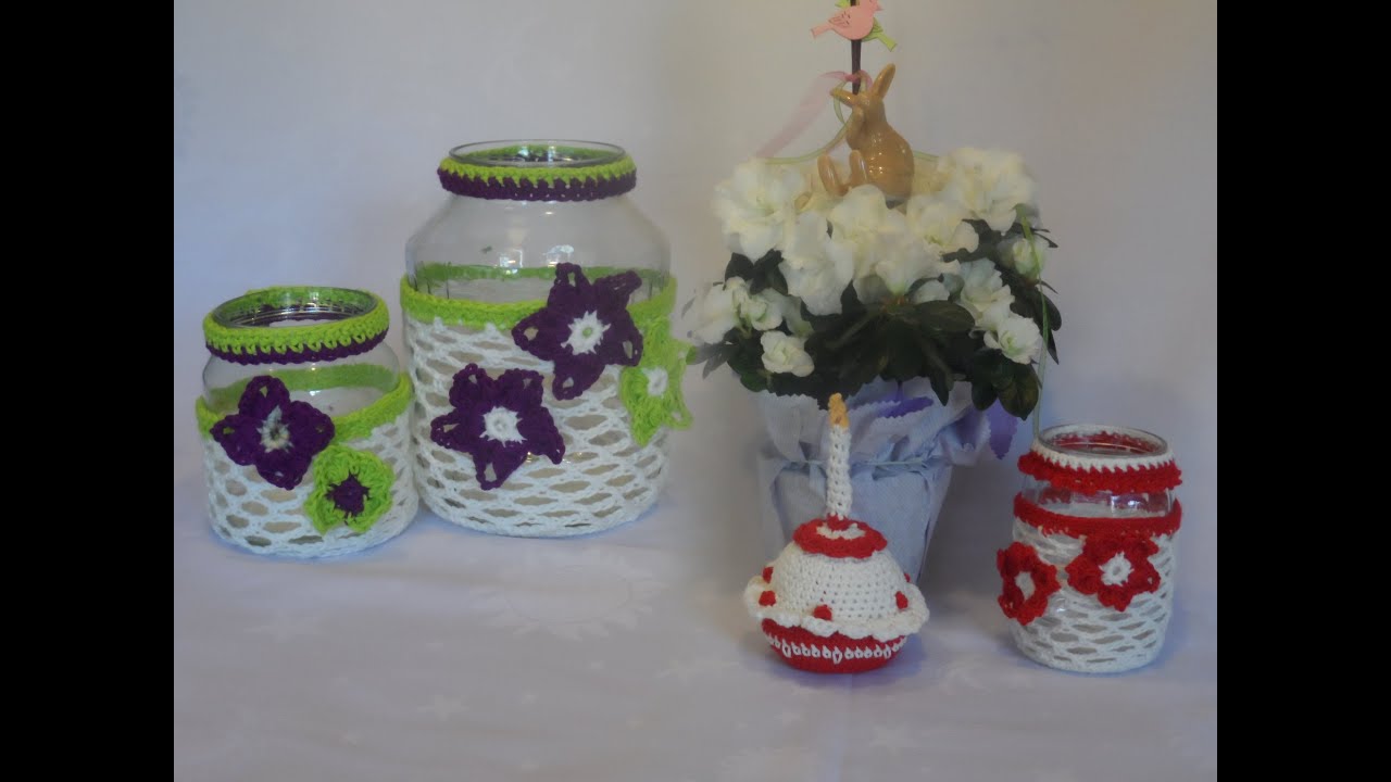 Diy :keka muster 1,windlicht # deko gläser ,vase # häkeln ... Wie dekoriere ich eine glasvase weihnachtlich