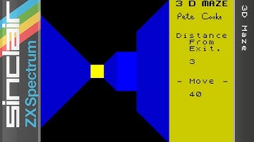 3D Maze - ZX Spectrum [Longplay]