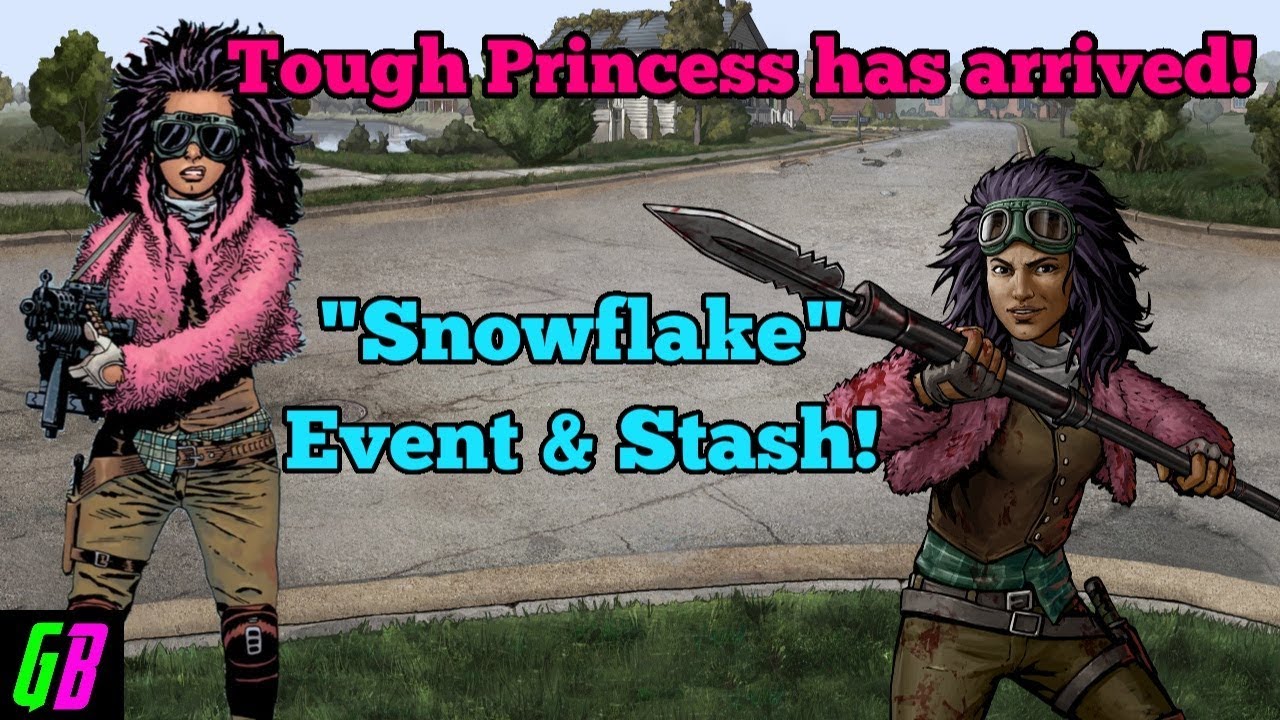 Machine Gun Princess & Snowflake Stash! - Walking Dead Road to Survival