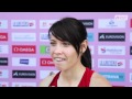 Alina Talay (BLR), 100m Hurdles Women - flash interview (ECH U23 Ostrava 2011)