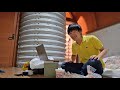 高知県ゆすはらの町で動画編集！ライダーハウスで夜を明かす【四国旅の裏側】