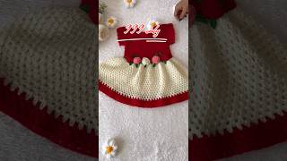 So pretty crochet frock for baby girls #viral #trendy #handmade #diy #babydress