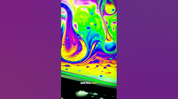 This bubble under the microscope looks INSANE!