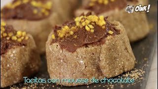 TACITAS CON MOUSSE DE CHOCOLATE junto a Connie Achurra