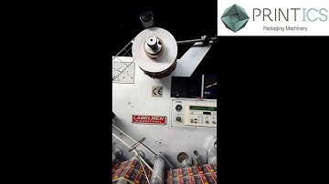 VIDEO PRINTICS U34470818 LABELMEN PW 260 R COMPLETE MANUFACTURING LINE FOR LABELS