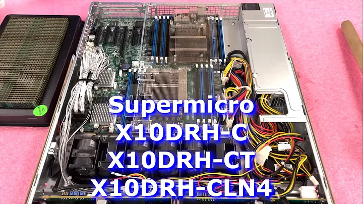 Supermicro X10DRH-C, X10DRH-CT, X10DRH-CLN4 Server Motherboard Review | CSE-815 DDR4 Memory Install