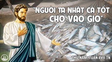 CẦU NGUYỆN VỚI PHÚC ÂM THỨ NĂM TUẦN 17 THƯỜNG NIÊN (Mt 13, 47 – 53).