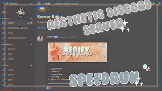 Aesthetic discord server speedrun with Ava! | Feytutorials