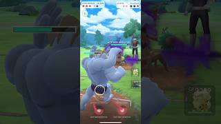 [Pokemon GO] Grunt Battle (Shadow Cacnea) #pokemongo #tiktokeffects #cacnea #machamp #alakazam