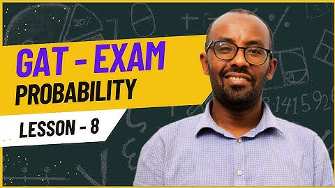 GAT EXAM || Probability Techniques of Counting || lesson-8 @Marvel-Tutorial