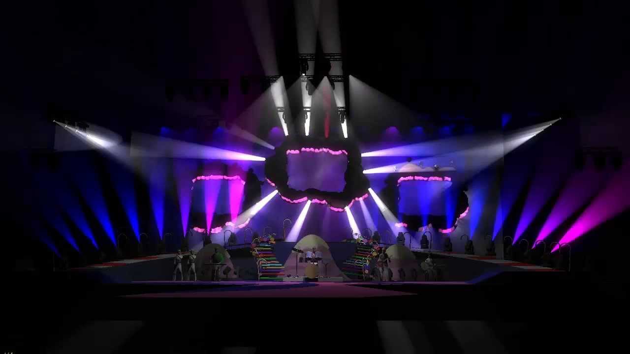 using sketchup for stage lighting design