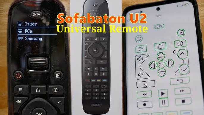 Télécommande Universelle SofaBaton U2 - Contrôle Facile de TV