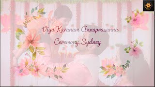Viya Karanam Annaprasanna Ceremony, Sydney