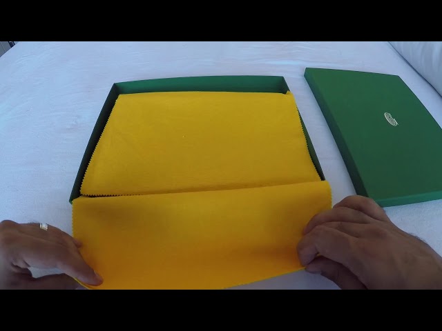 Goyard Senat Mini Wallet (Yellow) - Luxury Unboxing- What fits inside? 