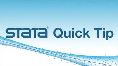 Stata Quick Tip Finding duplicates in your data