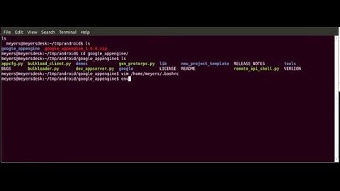 App Engine Python SDK Install