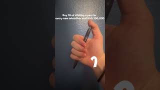Day 78 of clicking a pen for every new subscriber until I hit 100,000 #click #pen #subscribe #asmr
