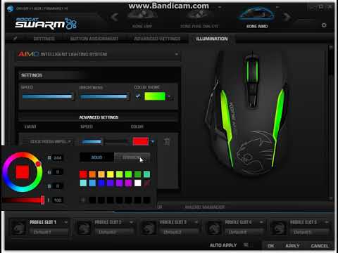 Roccat Kone Aimo Software Preview Youtube