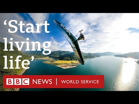 Experiencing a lockdown world through hang gliding - BBC World Service