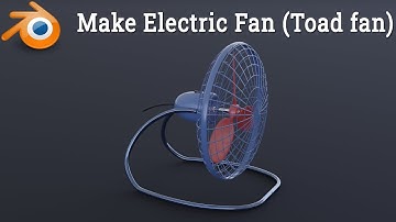 How to make Electric Fan in Blender #oe255