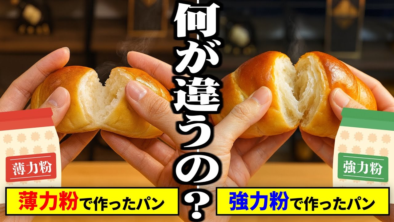 薄力粉と強力粉って使い分ける必要あるの？