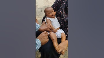 2 month baby crying vaccination time #short #trending #injection #vaccinator #babycare #baby