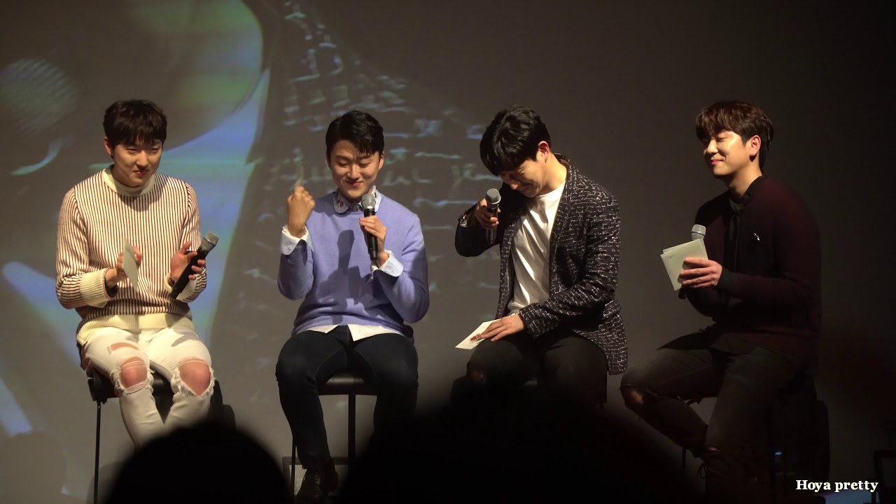 180121 포레스텔라 첫팬미팅 - talk (4) 마니또 손편지읽어주기