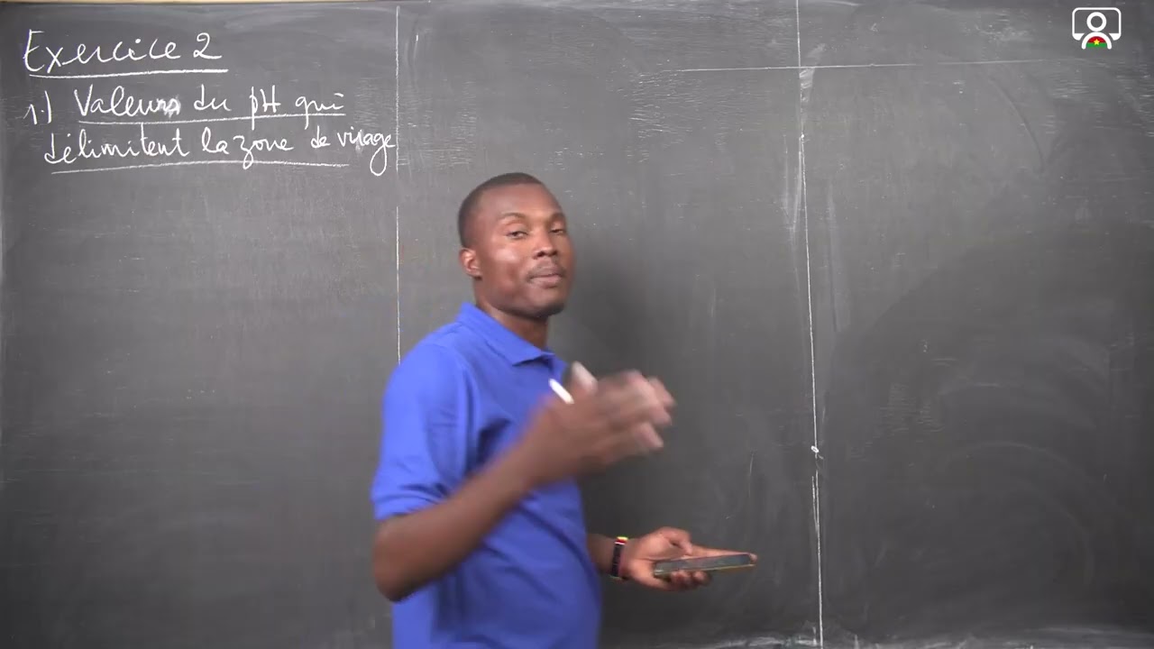 Exercice PC TleD Chimie Chapitre04 Séq03 CLASSIFICATION DES COUPLES ACIDE BASE DANS L'EAU