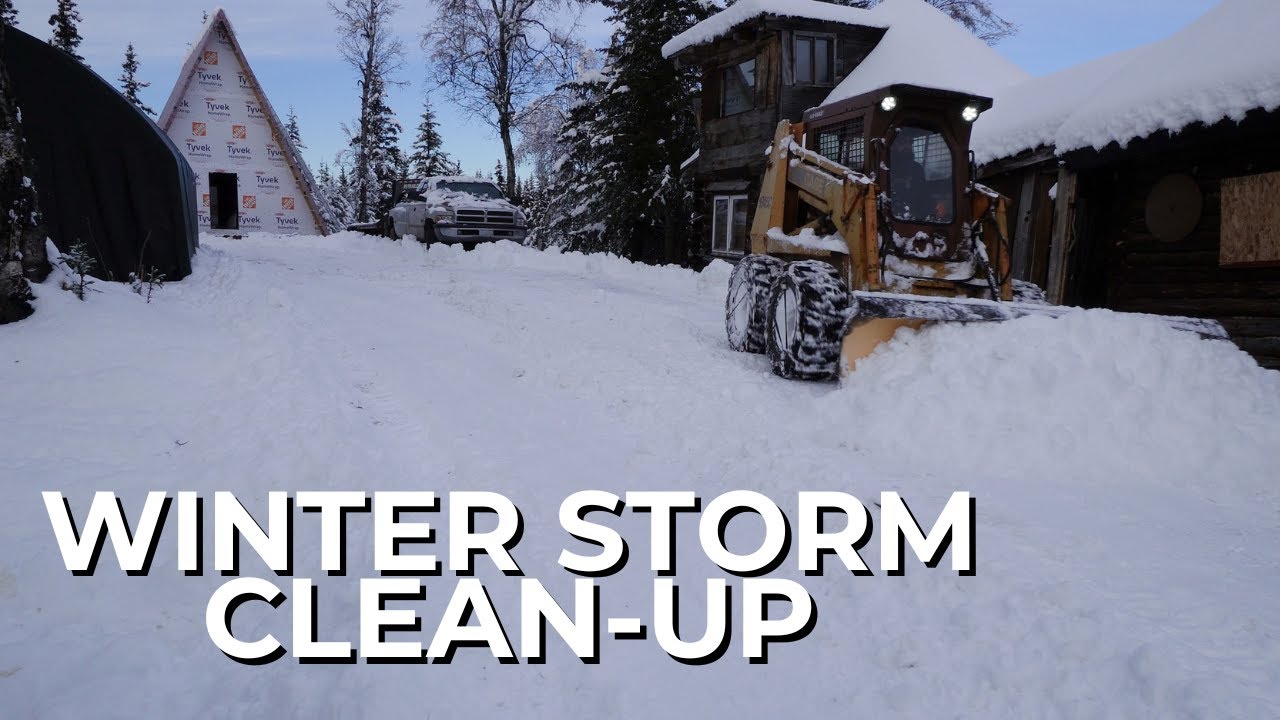 Snow Removal ASMR | Complete Snow Clearing in Alaska - YouTube