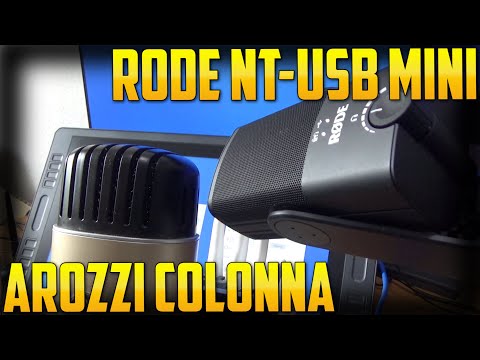 Rode NT-USB Mini - Arozzi Colonna USB Microphone Comparison