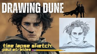 Drawing Dune (character Paul Atreides)