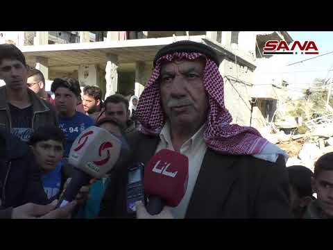 أضرار في منازل المدنيين جراء العدوان الإسرائيلي على ريف دمشق