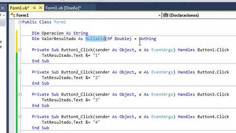 Calculadora en Visual Basic