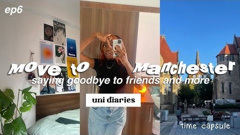MOVE TO UNI W ME 🚘 manchester, unpacking, results day, the weeknd concert, uni shop