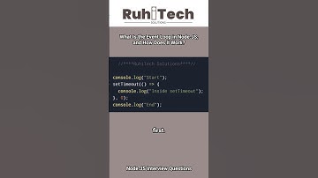 Node JS Event Loop in Node.js #nodejsinterviewquestions #nodejstutorial #nodejs #job #