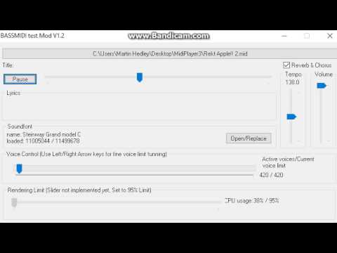 Bad Apple REKT MODE v2 116 Million notes Bassmidi Test mod 1.1.2 - 我的天啊！！發生了什麼我的電腦？
MIDI By : MrBurn37000vrMade By MrBurn37000vr
i skipped the crash because yolo