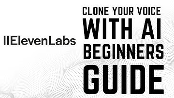 How to clone your voice with AI - Complete Beginners Guide (Eleven Labs)