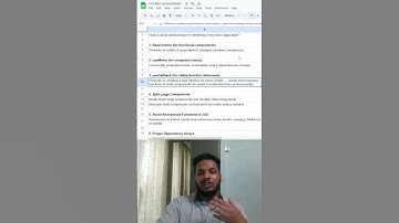 React Interview Questions | How to stop unnecessary re-rendering in my React App?