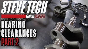 Bearing Clearances Part 2