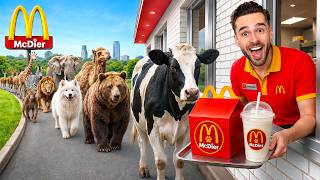 Details I Build A MCDONALDS For Animals! Update