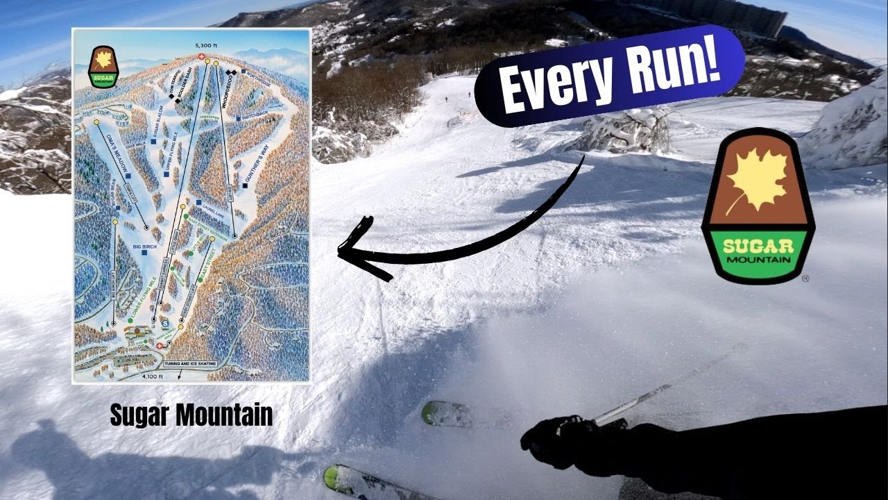 A Tour of Sugar Mountain - Every Run POV!
