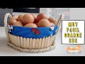 ♻️ Como hacer un recipiente para guardar huevos