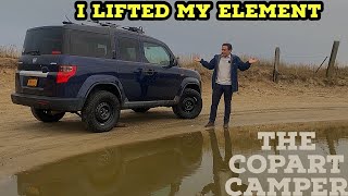 I lifted the element and took it to the beach