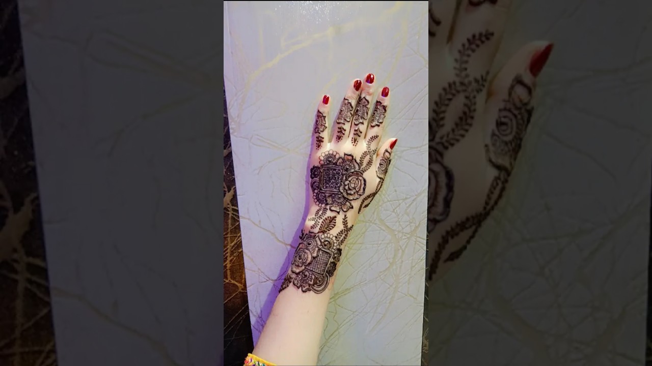 Never skip this beautiful mehandi design || Saniya's mehandi world Live Stream
