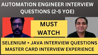 Famous MasterCard Testing Interview Experience | Real Time Interview Questions and Answers Profile