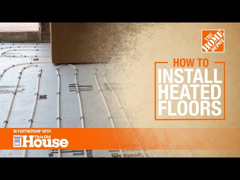 How to Install Heated Floors (Radiant Floor Heat) | The Home Depot